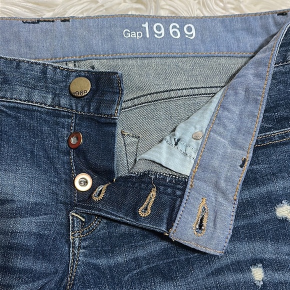 GAP BOYFRIEND DENIM SHORTS - Picture 8 of 10